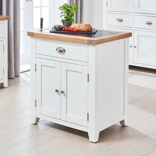 Cheshire white small kitchen - white,