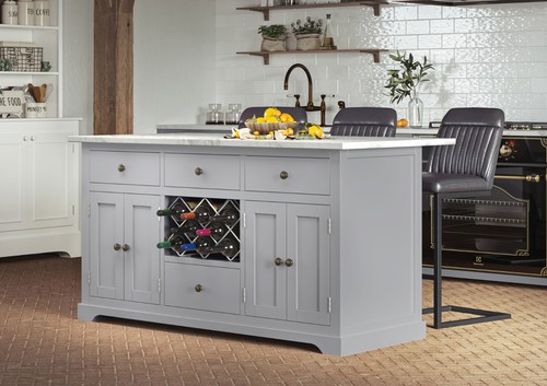 Baumhaus grey kitchen island - kitchen,