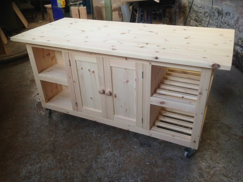 Bespoke solid pine kitchen - solid,