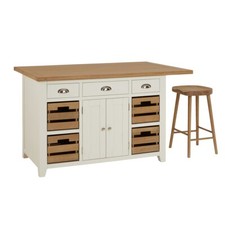 Kitchen Island with Bar Table