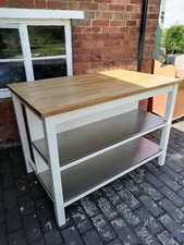 White Ikea Kitchen Island /