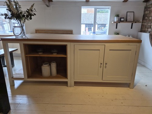 Kitchen island solid oak top - solid,
