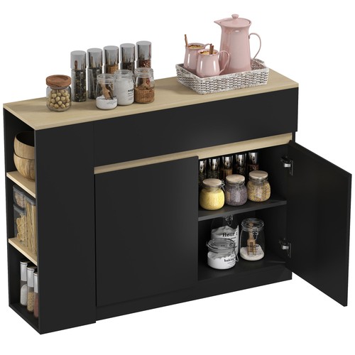 Homcom kitchen island storage - kitchen,